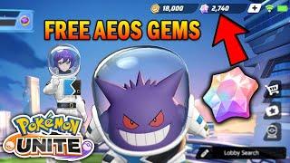 Pokemon Unite Free Aeos Gems Hack