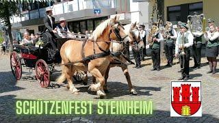 Schützenfest Steinheim Festakt auf dem Marktplatz, Festumzug und Parademarsch Juni 2024 Horrido 