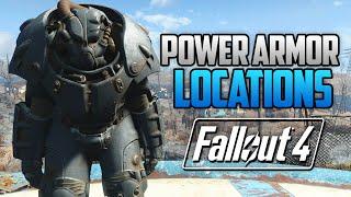 Fallout 4 - ALL FULL POWER ARMOR LOCATIONS! T45, T51, Raider, T60 & X-01 (FO4 Power Armor Locations)