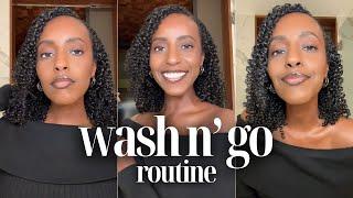 my current WASH N GO routine | Lydia Tefera