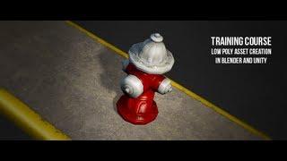 Training Course - Low Poly Asset Creation in Blender and Unity 3D - Intro