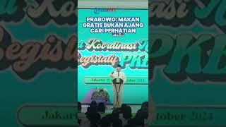 TEGAS! Prabowo: Makan Bergizi Gratis Bukan Ajang Cari Perhatian, Banyak Anak anak ke Sekolah Lapar