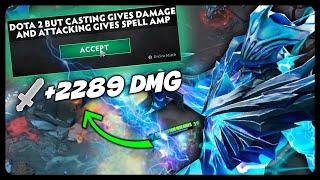 Dota 2 But Casting Gives Damage and Attacking Gives Spell Amp