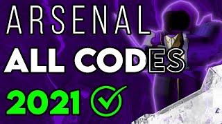 ALL Arsenal Codes 2021 (December) | Copy & Paste in Desc.