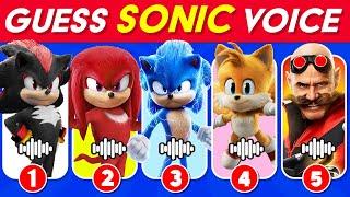 Guess The Sonic the Hedgehog 3 Characters by Voice #3 Sonic the Hedgehog 3 Movie Quiz | fastQuiz