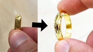 New design Mens Gold Ring | Jewelry Making | Ring Making | How it's Made | Hand made Ring | 4K