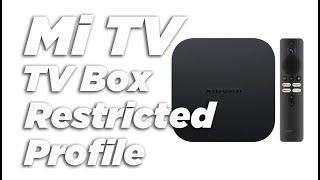 Mi TV Fix Unlock restricted profile