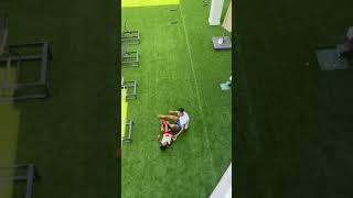 Mom pranks dad and son while they work out #shorts