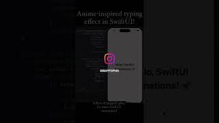 Create a Stunning Typing Animation in SwiftUI!  | Easy iOS Coding Tutorial  #swiftlang #swiftui