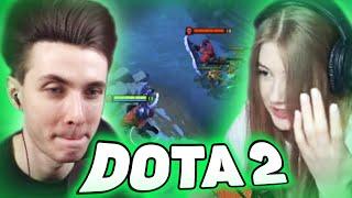 ГАЕЧКА И ХЕСУС ИГРАЮТ 1 НА 1 В DOTA 2