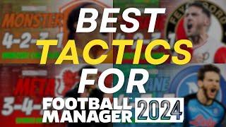 My Top 5 BEST Football Manager Tactics | FM24 Tactics