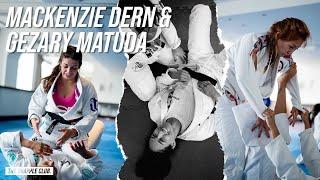 Mackenzie Dern & Gezary Matuda - Rolling With BJJ Purple/Blue Belts