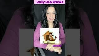Learn English Daily Use Words 1 Min Lesson️English With Geet #shorts #ashortaday #creatingforindia