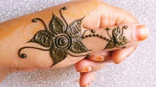 Beautiful bridal mehndi design 2021|| heena Flower Thumb Mehndi Design || #anjucreative