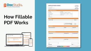 How Fillable PDF works | Functionality of Fillable PDF form