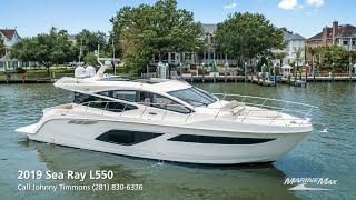 Like-New Sea Ray L550 with Johnny Timmons at MarineMax Houston