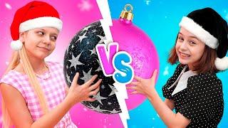 Eva and Black vs Pink Christmas stories for kids