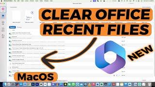 Clear/Delete ALL Recent Microsoft Office Files on Mac (FAST!)