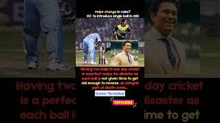 Sachin calls for Major change?? #indiancricket #ipl #cricket #newzealandcricket #cricketaustralia