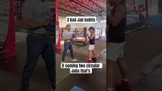 3 bad jab habits #boxing #mma #drills #focusmitts #training