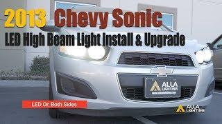 2012-19 Chevy Sonic Headlight High Beam Bulb Change & LED Install