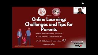 PPS NCM Online Learning: Challenges and Tips for Parents by Dr. Annah Rebecca V. Doroja