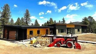 ALMOST DONE! 8 Month Custom Home / Homestead Build Update - Energy Efficient Modern Homestead