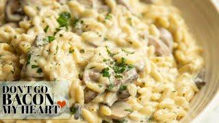 Creamy Mushroom Orzo