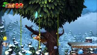 Donkey Kong Country: Tropical Freeze - 100% Walkthrough - 6-5 Forest Folly (Puzzle Pieces and KONG)