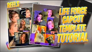 LIFE FORCE EDIT CAPCUT TEMPLATE TUTORIAL | CAPCUT | Template tutorial capcut |