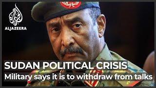 Sudan’s General al-Burhan says army stepping back from government