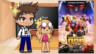 PAW PATROL REACTS TO TRANSFORMERS ONE || PART 1/7 || ARCHIVE SCENE