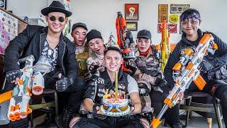 LTT Game Nerf War : Warriors SEAL X Nerf Guns Fight Braum Crazy Destroy Birthday Party