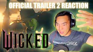 WICKED OFFICIAL TRAILER 2 l FIRST TIME REACTION!!