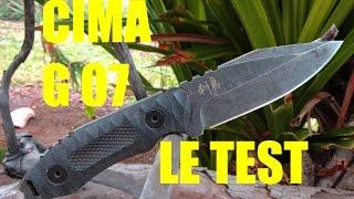 Couteau CIMA G07 TEST COMPLET