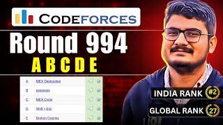 Codeforces Round 994 Solution Discussion | ABCDE