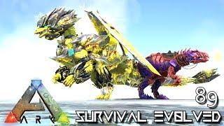 ARK: SURVIVAL EVOLVED - TEK DRAGON BOSS & BIONIC GIGA FOREWORLD MYTH E89 (MOD ARK EXTINCTION CORE)