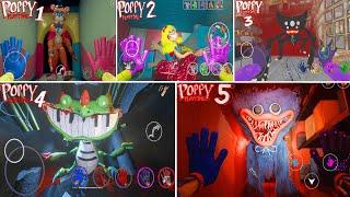 Watch All The New Jumpscares In Poppy Playtime 1-2-3-4 And 5 Mobile 0.0.5f New Update Full Game #2