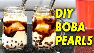 How to Make Brown Sugar Boba (Tapioca Pearls)