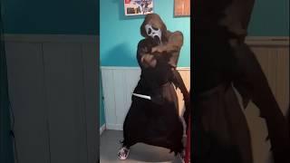 Unboxing & Trying On GhostFace Costume #shorts #halloween