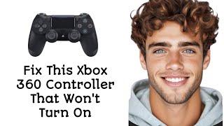 Can We Fix This Xbox 360 Controller That Won't Turn On