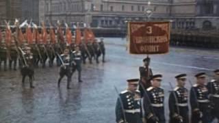 Soviet Army Victory Parade 1945 in Color Парад Победы