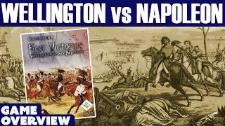 First Victories: Wellington vs Napoleon Overview & First Look | Wargame | Board Game | Lock 'n Load