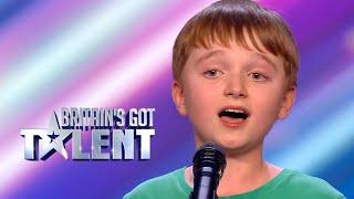 12 - year - old Cormac Thompson's HEAVENLY choir boy voice WOWS on Britain's Got Talent 2022