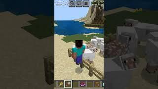 Minecraft Noob vs Pro vs Hacker in shearing sheep....#shorts #minecraft