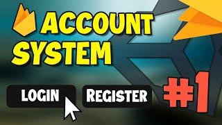 Firebase & Unity | Login & Register | Advanced Account Tutorial #1