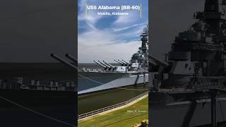 Soaring Over USS Alabama (BB-60): Unveiling the Power of a WWII Battleship