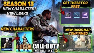 SEASON 13 NEW TRAILER LEAKED | NEW CHARACTERS, MAPS, SKINS LEAKED | FREE REWARDS | COD MOBILE