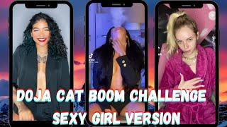 Doja cat  - Boom dress challenge  Hot girl version New trend TikTok compilation 2021