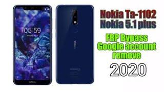 Nokia 5.1 Nokia Ta-1102 FRP Bypass without PC all Nokia FRP Google account remov /shreenagar mobile/